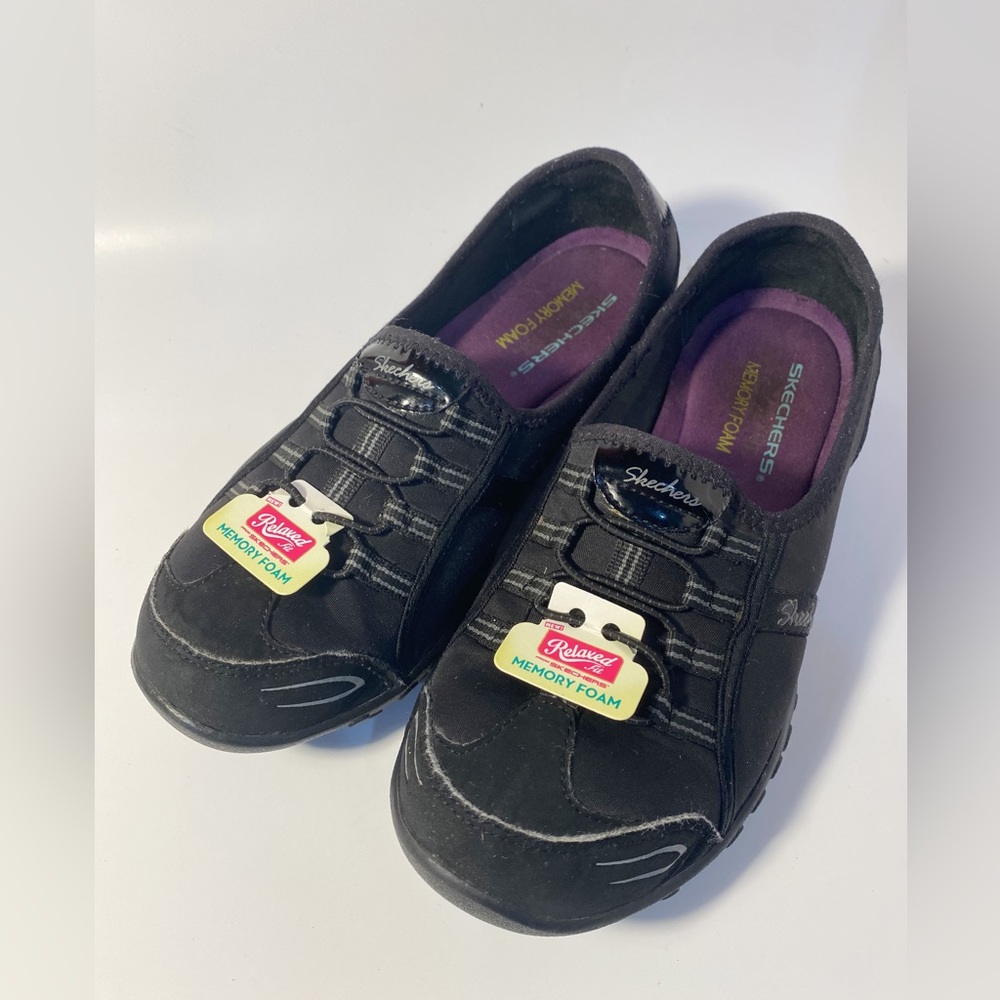 Skechers Women’s Relaxed Fit: Breathe Easy - Good Life in Black Size 7